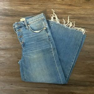 MADEWELL WIDE LEG CROP JEANS